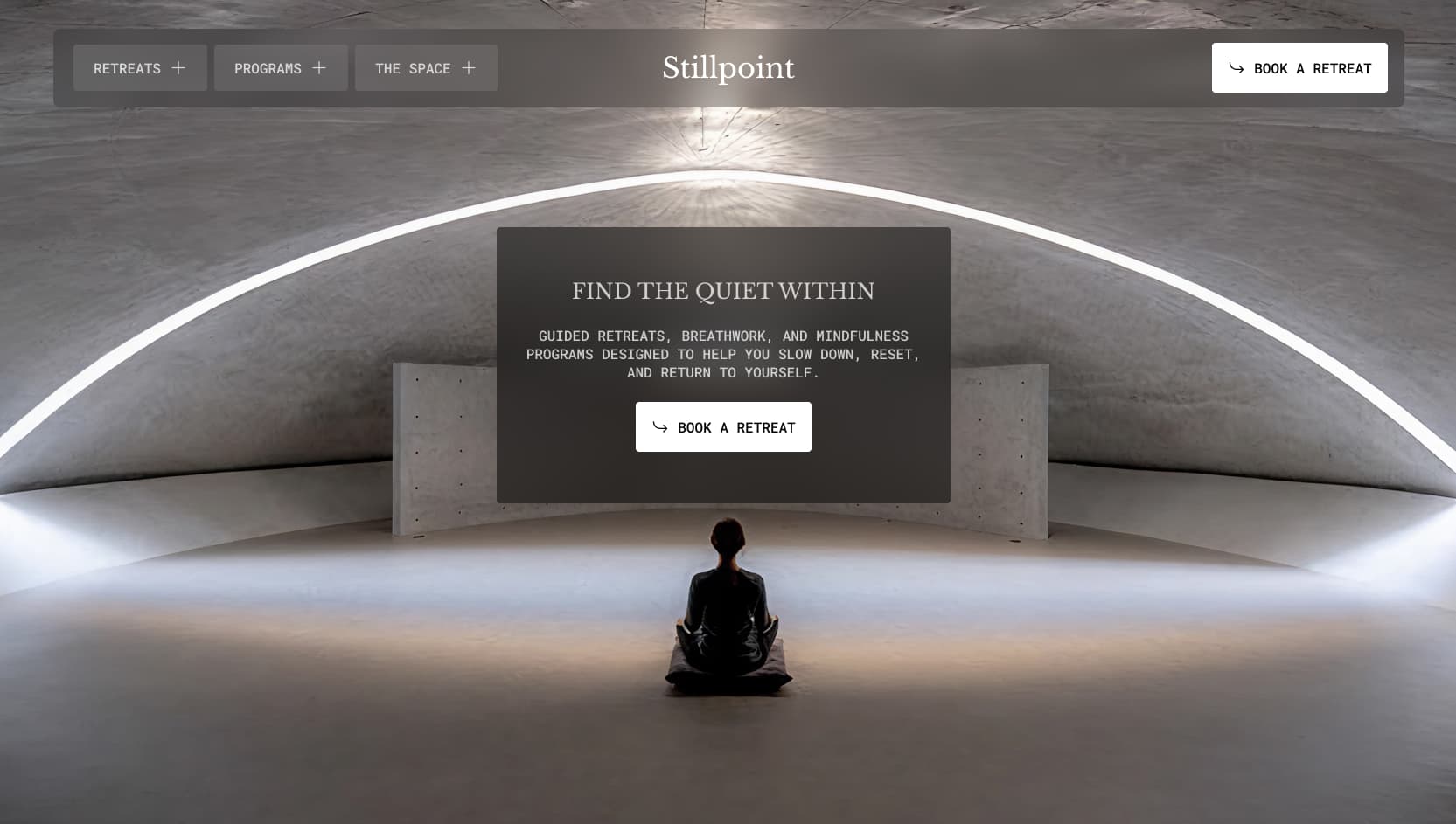 Example website built by Somosite